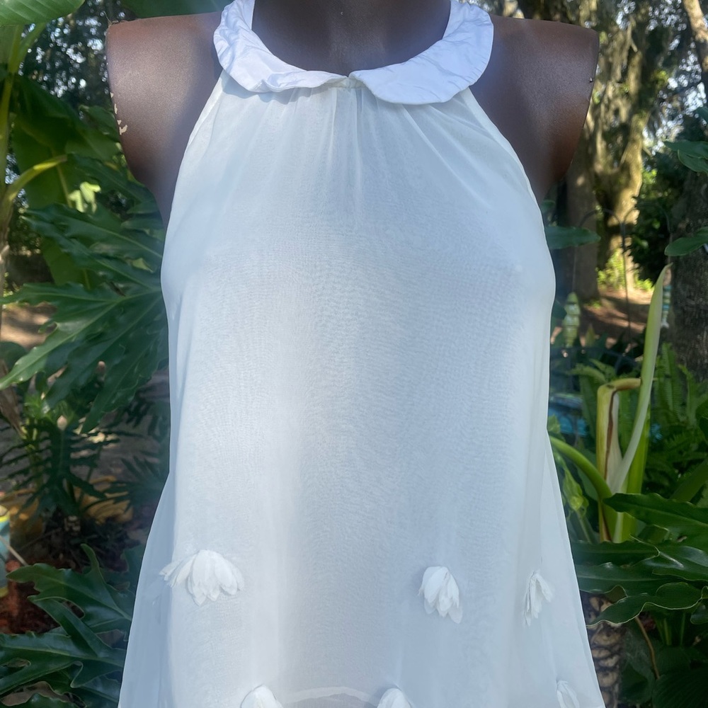 Women’s free people white blouse size small 3/$25 - Picture 1 of 6